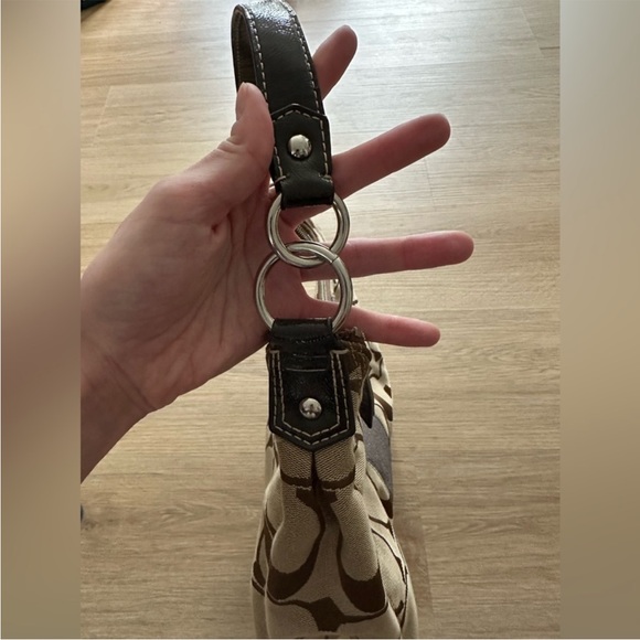 Coach logo canvas bag with dust bag - Picture 7 of 17